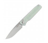 Ніж складаний SRM Terrier 258L-GC, напівпрозорий зелений