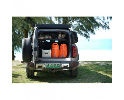 Душ портативний Flextail Tiny Shower Bag 20л з насосом. Помаранчевий.