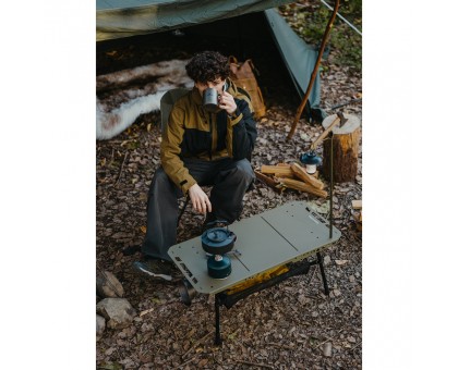 Легкий складаний стіл Naturehike CNK2450JJ025 80х40 см алюміній оливковий