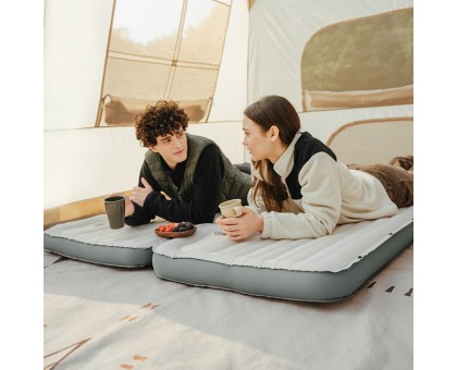 Надувний матрац Naturehike CNK2450WS034 одинарний, 95мм, з мішком Надувний матрац Naturehike CNK2450WS034 одинарний, 95мм, з мішком