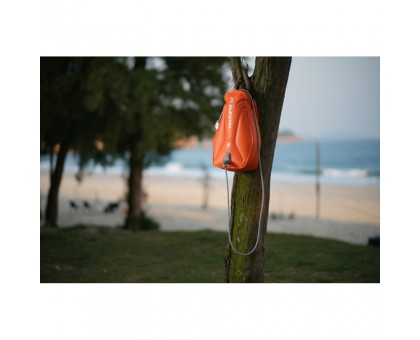 Душ портативний Flextail Tiny Shower Bag 20л з насосом. Помаранчевий.