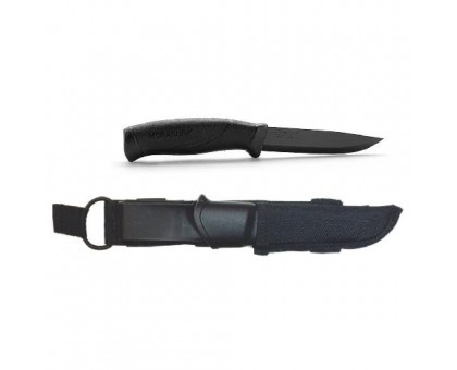 Ніж Morakniv Companion Tactical BlackBlade чорний клинок колір рукоятки чорний