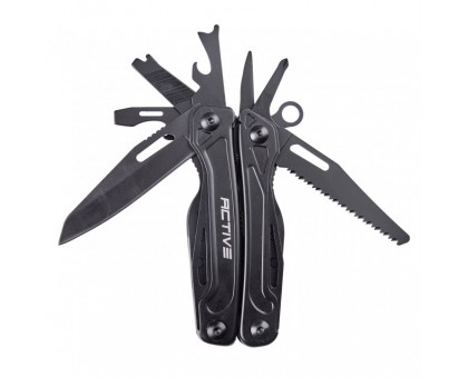 Мультитул Active Universal Tool Black: 14 інструментів для дому та туризму