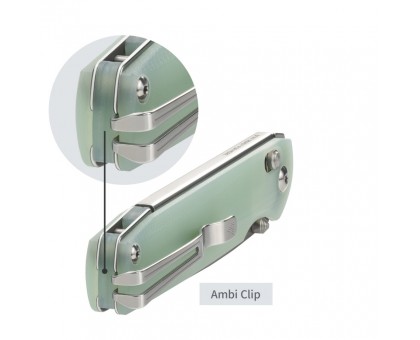 SRM Ніж складаний Terrier 258L-GC: яскравий зелений та надійний