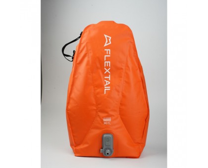 Душ портативний Flextail Tiny Shower Bag 20л з насосом. Помаранчевий.