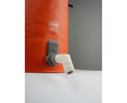 Портативний душ Flextail Tiny Shower Bucket 20л з насосом, помаранчевий