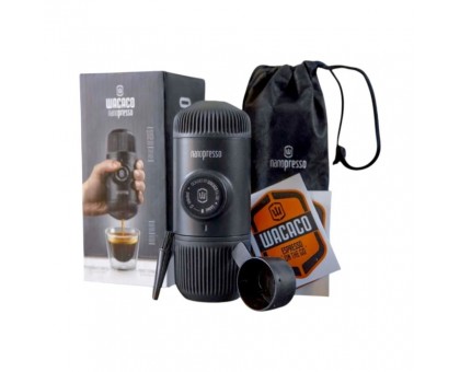Портативна еспресо-кавоварка Wacaco Nanopresso+ з адаптером для капсули Портативна еспресо-кавоварка Wacaco Nanopresso+ з адаптером для капсули