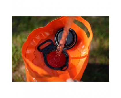 Портативний душ Flextail Tiny Shower Bucket 20л з насосом, помаранчевий