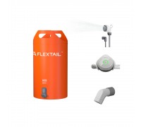 Душ портативний із ємністю та насосом Flextail Tiny Shower Bucket, 20л, помаранчевий