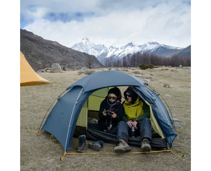 Намет двомісний зі сферичним куполом Naturehike Cloud Peak 2 NH19K240-Y, 15D, темно-синій