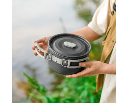 Набір посуду Naturehike CNK2450CF010: алюмінієві каструлі, чайник, сковорідка