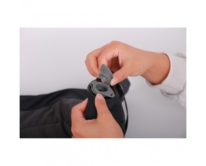 Надувна анатомічна подушка Flextail Zero Pillow сіра – комфорт у дорозі