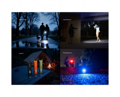 Ліхтар наключний Fenix E06R PRO помаранчевий: яскравий EDC ліхтар від Fenix