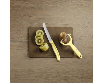 Набір кухонний Victorinox SwissClassic Paring Set 2шт з жовт. ручкою (ніж, овочечистка Tomato and Kiwi) (GB)