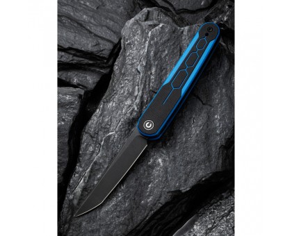 Ніж складаний Civivi KwaiQ Milled Blue/Black C23015-3 Ніж складаний Civivi KwaiQ Milled Blue/Black C23015-3