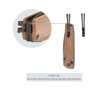 Ніж складаний SRM Terrier 258L-MN2 коричневий: якість та стиль від SRM