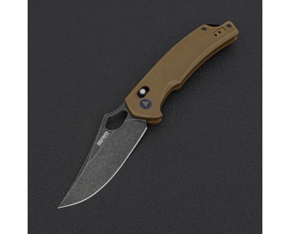 Ніж складаний SRM Retriever 9202-GW коричневий: функціональний та стильний