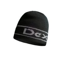 Шапка водонепроникна Dexshell Beanie Reflective Logo, чорна з лого