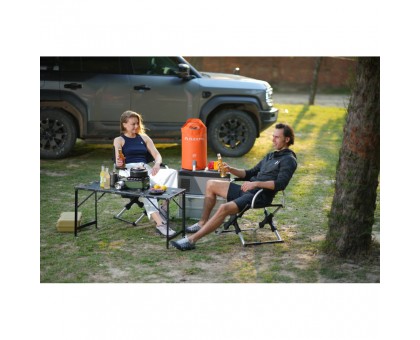 Портативний душ Flextail Tiny Shower Bucket 20л з насосом, помаранчевий