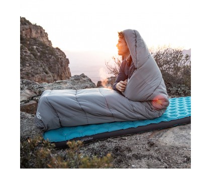 Naturehike M300 сірий: Спальний мішок з капюшоном, лівий, з чохлом. Naturehike M300 сірий: Спальний мішок з капюшоном, лівий, з чохлом.