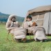 Спальний мішок овальний Naturehike PS200, бежевий
