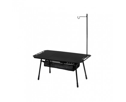 Naturehike Складаний стіл CNK2450JJ025: 80х40 см, алюміній, чорний