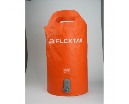 Портативний душ Flextail Tiny Shower Bucket 20л з насосом, помаранчевий
