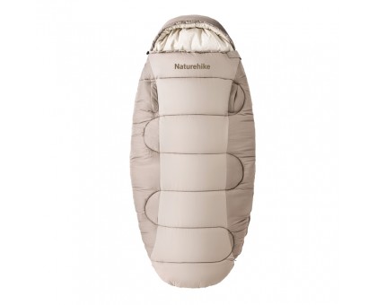 Спальний мішок овальний Naturehike PS200, бежевий