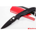 Ніж Spyderco Resilience Black Blade FRN, полусеррейтор