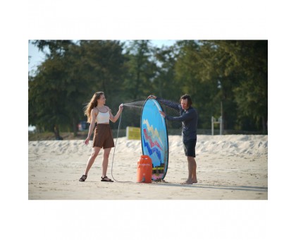 Портативний душ Flextail Tiny Shower Bucket 20л з насосом, помаранчевий