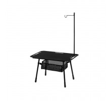 Складаний стіл Naturehike CNK2450JJ025, 60х40 см, алюміній, чорний