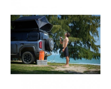 Портативний душ Flextail Tiny Shower Bucket 20л з насосом, помаранчевий