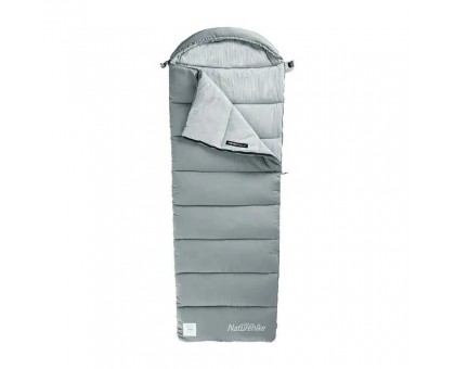 Naturehike M300 сірий: Спальний мішок з капюшоном, лівий, з чохлом. Naturehike M300 сірий: Спальний мішок з капюшоном, лівий, з чохлом.