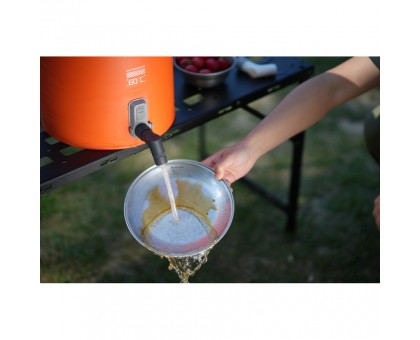 Портативний душ Flextail Tiny Shower Bucket 20л з насосом, помаранчевий