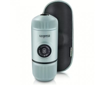 Портативна еспресо-кавоварка Wacaco Nanopresso блакитна з чохлом Портативна еспресо-кавоварка Wacaco Nanopresso блакитна з чохлом