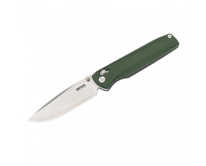 Ніж складаний SRM Terrier 258L-MG2 зелений – надійність та стиль
