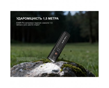 Ліхтар наключний Fenix E06R PRO Зелений: Купити в Україні, Яскравий та Надійний!