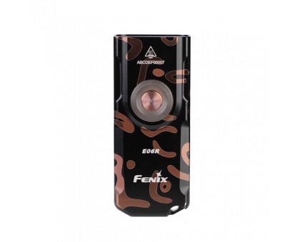 Ліхтар наключний Fenix E06R Лімітований: Ексклюзивний Чорно-коричневий