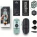 Портативна еспресо-кавоварка Wacaco Nanopresso блакитна з чохлом