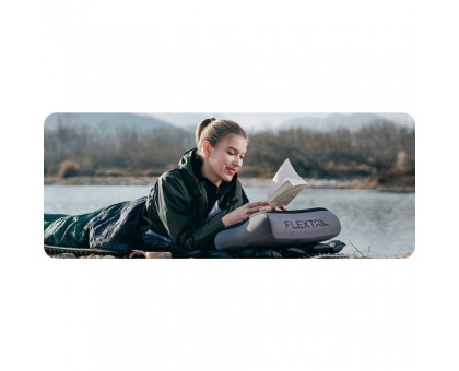 Анатомічна надувна подушка Flextail Zero Pillow SE сіра для комфорту