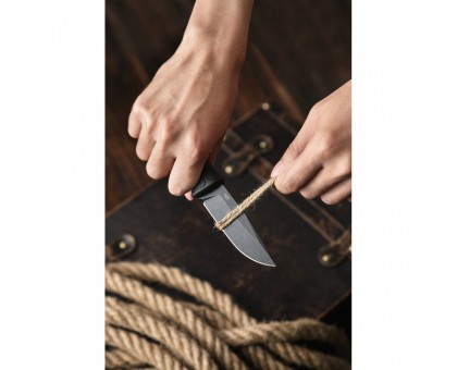 Ніж Ganzo G807BW-BK чорний з чохлом: Надійність від Ganzo