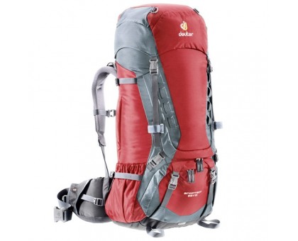 Рюкзак Deuter Aircontact, 55 + 10 л, cranberry-titan