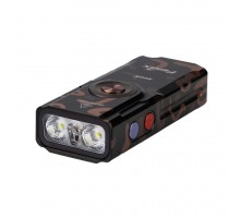 Ліхтар наключний Fenix E06R, чорно-коричневий | Лімітована серія