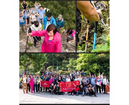 Трекінгова палиця Naturehike Women 3-сек. алюміній золотиста, 57-120 см