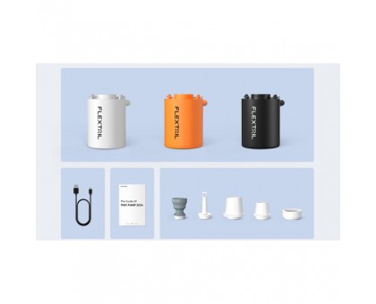 Насос кемпінговий Flextail Tiny Pump чорний для походів та кемпінгу