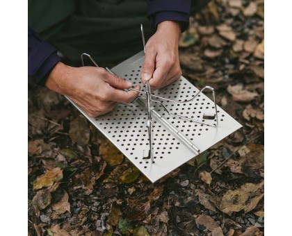 Ультракомпактний складаний стіл Naturehike CNK2450JJ024 алюміній 31х21 см