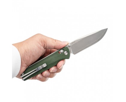 Ніж складаний SRM Terrier 258L-MG2 зелений – надійність та стиль
