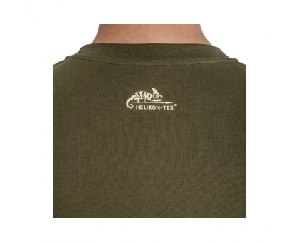 Футболка Helikon-Tex Skeleton Olive Green: Тактична футболка з принтом кістяка