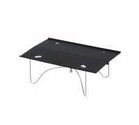 Складаний стіл Naturehike CNK2450JJ024, 31х21 см, алюміній, чорний