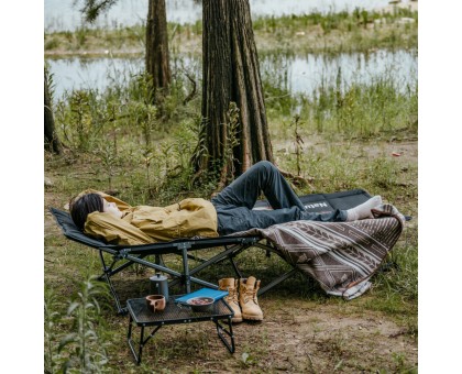 Ліжко складане Naturehike CNK2300WS010 чорне: міцний Oxford для комфорту Ліжко складане Naturehike CNK2300WS010 чорне: міцний Oxford для комфорту